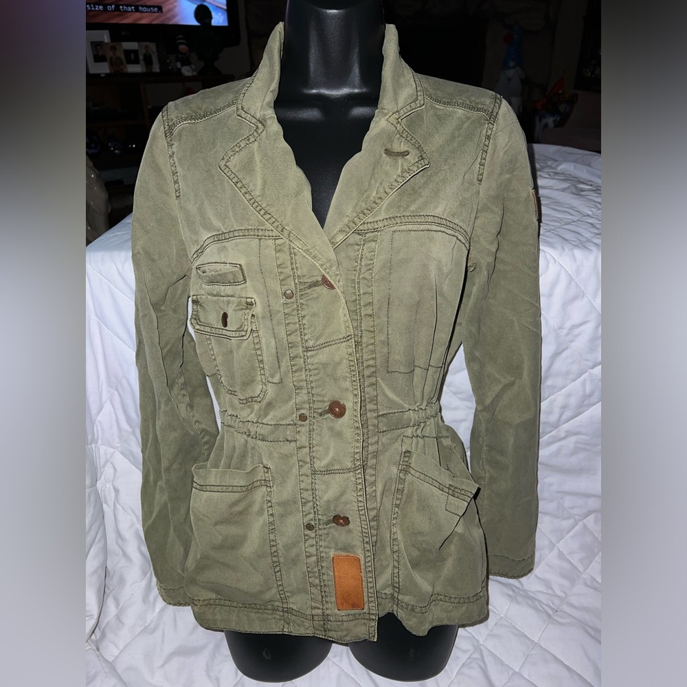 Anthropologie Holding Horses ELSIE Olive Military Style Jacket